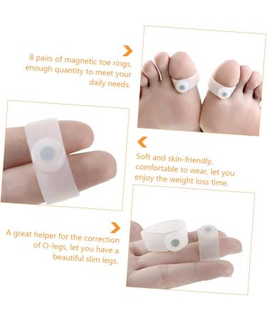 Buy Hemoton 25 Pairs Silicone Toe Ring Covers Acupoint Toe Sleeves for Comfort & Travel - Buy Online on GoSupps.com
