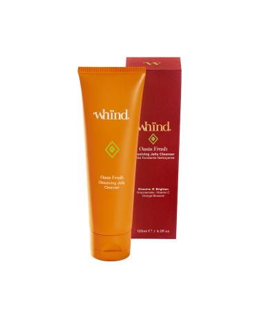 whind Facial Cleanser - Oasis Fresh Vitamin C Face Cleanser with Niacinamide to Hydrate Brighten and Remove Make Up. Moisturizing Face Wash for Women. All Skin Types 120ml
