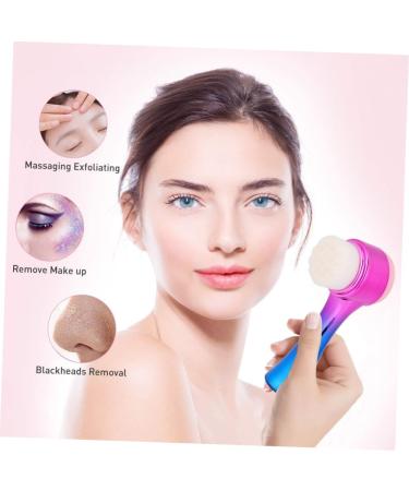minkissy Multifunctional Facial Cleansing Brush Removing Deep Face Brush Nose Exfoliating Brush for Cleaning Electric Face Cleaner Face Washing Brush Facial Brush 3D Double Sided Face Soap 13X5.5cm - Buy Online on GoSupps.com