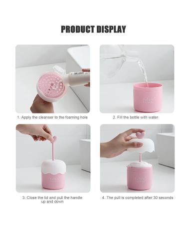 Simayixx Portable Facial Cleanser Foam Maker - Easy-to-Use Body Wash Bubble Maker for Face Clean Tool (Blue) - Buy Online on GoSupps.com