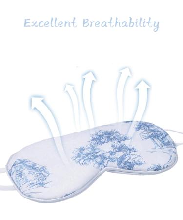 Silk Sleep Mask for Women & Men | Furry Eye Mask | Soft Eye Cover & Blindfold for Relaxation - Buy Online on GoSupps.com