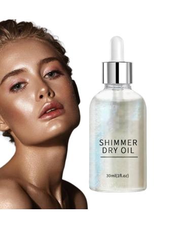 G n rique Shimmering Body Oil - Highlighter Oil for the Body 30ml | Sparkling Body Oil | Long-Lasting Highlighter Radiant Illuminator for Skin and Face
