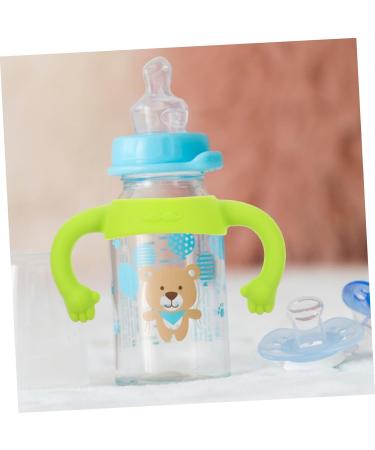 Abaodam 2 pcs Milk Bottle Handle for Silicone Milk Bottle Handle Bottle Handle for Accessories Soft Milk Bottle Handles Bottle Holder Feeding Bottle 14.00X5.00X5.00CM Light Green - Buy Online on GoSupps.com