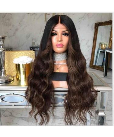 BGHJUE African Wig Middle Fluffy Synthetic Hair Wigs Wigs For Black Women Heat Resistant Synthetic Wigs