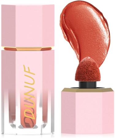 Soft Cream Liquid Creamy Makeup for Cheek Buildable Pigment Lightweight Long Lasting for Natural Flush Liquid Blusher Makeup - Buy Online on GoSupps.com