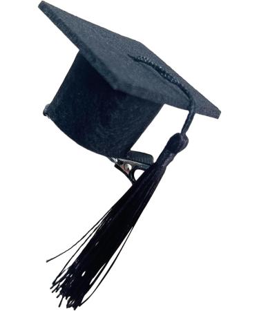 Aizuoni Graduation Hats Doctoral Hat Headband Graduation Dress up Photo Decoration Supplies Hat Inserts Graduation Accessories for Kids Adults Black - Buy Online on GoSupps.com