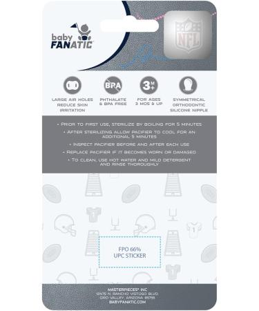 BabyFanatic Pacifier 2-Pack - NFL Dallas Cowboys - Officially Licensed League Gear - Buy Online on GoSupps.com