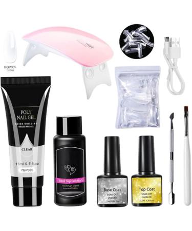 LOUMMRCY Polygel Nail Kit - Complete 8-Piece Starter Set for DIY Manicure & Nail Art | French Nail Extension Kit for Beginners - Buy Online on GoSupps.com