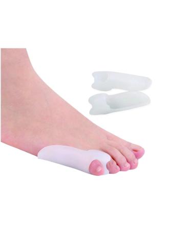 Dr.Tu Gel Little Toe Bunion Corrector Separators Hallux Silicone Bunion Support Guard for Pain Relief Straightener and Spreader for a Perfect Toe Alignment and Bunion Pain Relief - 2 Pairs