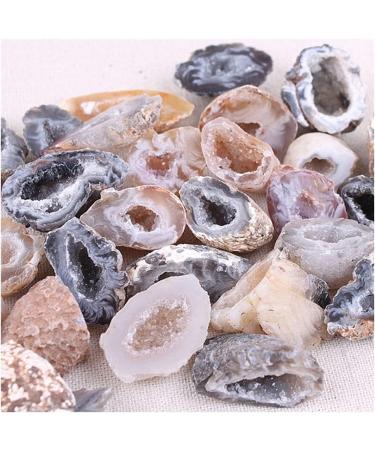 Natural Crystal Rough for 1Pcs Geodes OCO Agate Natural Crystals Druzy Halves Quartz Specimens DIY Decor Raw Stones and Minerals (Size : 1-3.5cm) (Size : 1-3.5cm) - Buy Online on GoSupps.com