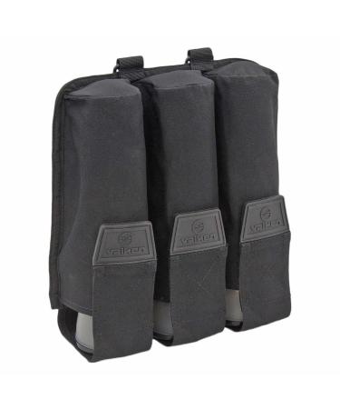Valken Paintball Molle Pod Pouch 3 Pod Black