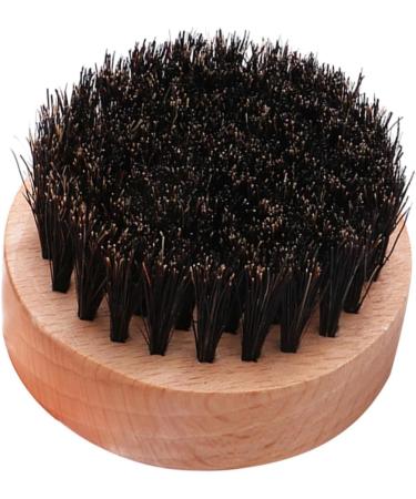 Beavorty 3-Pack Portable Beard Brushes & Round Hairbrush for Men | Soft Travel Hairbrush for Dense Beards | Brown & Black 5.8x5.8x5.4cm - Buy Online on GoSupps.com