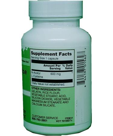 Buy Vitacost N-Acetyl Cysteine (NAC) 600 mg - 60 Capsules - Enhance Health & Immunity - International Shipping Available - Buy Online on GoSupps.com