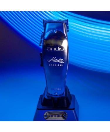 Andis 12470 Professional Master Trimmer - Corded/Cordless Adjustable Blade Clipper for Hair & Beard, Chrome/Silver - 5pc Set - Buy Online on GoSupps.com
