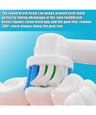 Sulkiwe Plug-In Brushes for Oral-B Electric Toothbrushes | Compatible with Vitality Genius X Teen Trizone Junior & Smart Advance Power - 16 Pack (White) - Buy Online on GoSupps.com