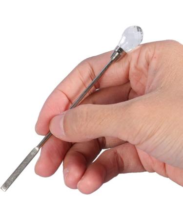 Ruiqas Nail Art Spatula Picker Spoon Acrylic Gel Powder Liquid Stirrer Mix Rod Manicure Tool Set Clear - Buy Online on GoSupps.com
