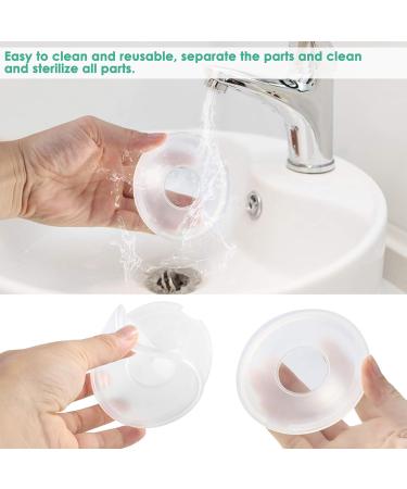 Reusable Breast Shells - 2 PCS Breast Milk Collection & Nursing Cups for Breastfeeding - Save Breastmilk with Portable Milk Saver - Buy Online on GoSupps.com