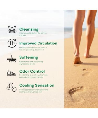 Bleumarine Bretania Foot Cream 500ml | Refreshing Lemon & Mint Oil | Soothing Moisturizing Anti-Smell | Ideal for Athletes | International Shipping Available - Buy Online on GoSupps.com