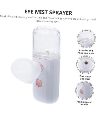 SAFIGLE 1 Ensemble Vaporisateur Pratique pour Yeux Masques Amovibles Dispositif Multifonctionnel pour Hydratation et Soulagement Yeux Secs Blanc - Buy Online on GoSupps.com