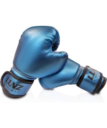 Luniquz Kids Boxing Gloves 4-8 oz | Youth Punching Bag Gloves for Boys & Girls | Blue Sparring Gloves - 6 oz - Buy Online on GoSupps.com