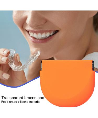 Fowybe Container for Artificial Teeth - Food-Safe Silicone Prosthesis Holder | Slim Denture Housing Aligner Cleaner & Night Protection with Ventilation Holes - Buy Online on GoSupps.com