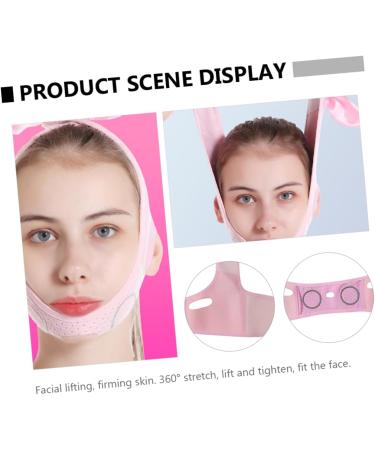 minkissy 1pc Thin Skin Reusable v Line Lifting Belt Lifting Strap Lifting Belts V Line Facial Lift V Line Lifting Toning Neoprene Plus Nylon Mesh Thin Stickers - Buy Online on GoSupps.com