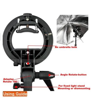 Godox S-Type Bracket Bowens Mount Holder for Speedlite Flash - Snoot, Softbox, Honeycomb - Buy Online on GoSupps.com