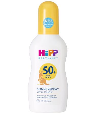 HiPP Babysanft Sun Sun Spray SPF50+ pack of 6 (6 x 150ml)