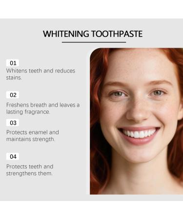 Dentifrice la Menthe - claircit Progressivement la Couleur Des Dents Maintient Une Haleine Fra che Longue Dur e(1pcs) - Buy Online on GoSupps.com