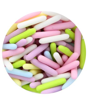 Pastel Matt Macaroni Rods Edible Cupcake Cake Topper Sprinkles (60g) Rods Refreshers Mix