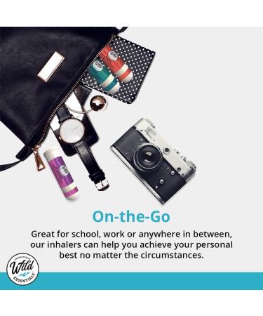 WildER Essentials Wake The f Up Aromatherapy Nasal Inhalers - 3 Pack | Premium Essential Oils for Energy & Focus - Buy Online on GoSupps.com