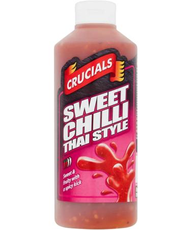 Crucials Chilli Lovers 3 Pack Variety Bundle (3 x 500ml) Thai Chilli Exta Hot Chilli & Sriracha - Buy Online on GoSupps.com