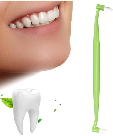 Gralara Dual-Ended Pet Dental Brush for Cats and Dogs - Ergonomic Design for Easy Cleaning Green - Buy Online on GoSupps.com