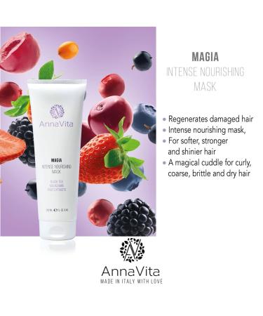 Magia Intense Nourishing Hair Mask - Vegan Sulfate-Free & Paraben-Free for Curly & Coarse Hair - 8.45 Fl oz - Buy Online on GoSupps.com