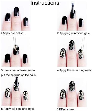 12 Colors Round Nail Glitter Sequins - 3D Holographic Flake Metallic Design for Women DIY Nails - Buy Online on GoSupps.com