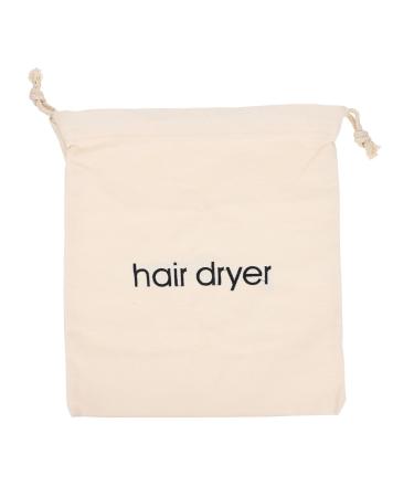 Healeved Hair Dryer Storage Bag Hairdryer Pouch Organizer Hair Dryer Bag Fabric Cordless Silicone Case Travel 33.00X30.00X0.50CM Beige