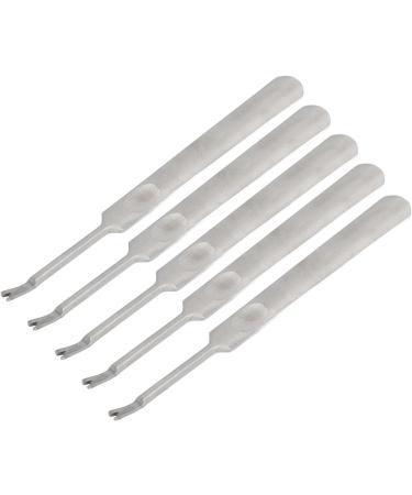 Dead Skin Remover Fork 5 Pieces Cuticle Pusher Fork Safe Fine Trimming Specially Treated for Nail Salon - Buy Online on GoSupps.com