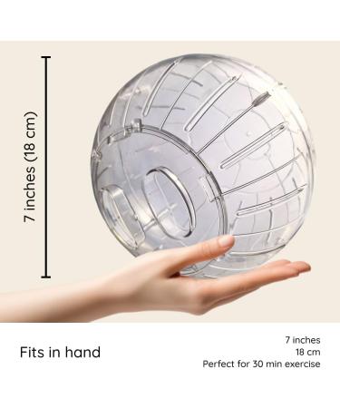 Hamster Inc Hamster ball 7 (18cm) Running exercise ball for Hamsters and Mice Light blue - Buy Online on GoSupps.com