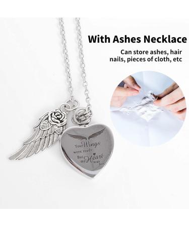 3 in 1 Dog Ashes Box Set Wooden Urns for Dogs Ashes with Urns Necklace (Heart) Monument Candle Holder Ashes Casket Keepsake Memorial Gift with Picture Frame Cremation Box for Cats Rabbit Small Pets Ashes Box+necklace Heart - Buy Online on GoSupps.com