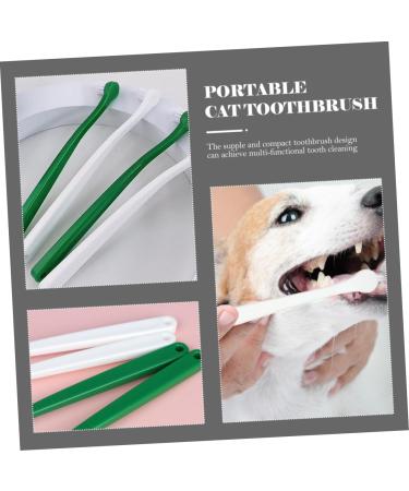 FOMIYES 8 pcs Practical Brush Lightweight Small Handle Pet Teeth Puppy Handheld Dog for Plastic Cleaning 1 count (Pack of 1) Assorted Colorx2pcs - Buy Online on GoSupps.com