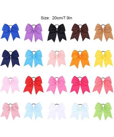 WUUISDNX Lightweight Hair Scrunchies Wide Applications Non-Slip Multiple Colors Available Polyester Bow Hair Scrunchies Hair Ties 10 - Buy Online on GoSupps.com