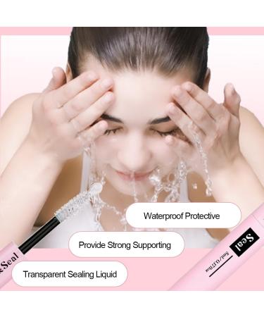 Qiveaory Lash Bond and Seal Kit 2Pcs DIY Lash Extension Waterproof Lashe Cluster Glue 72h Hold Portable Individual Lash Glue for Eyelash Extensions Beginners Black Bond&Clear Seal(5ml+5ml) - Buy Online on GoSupps.com