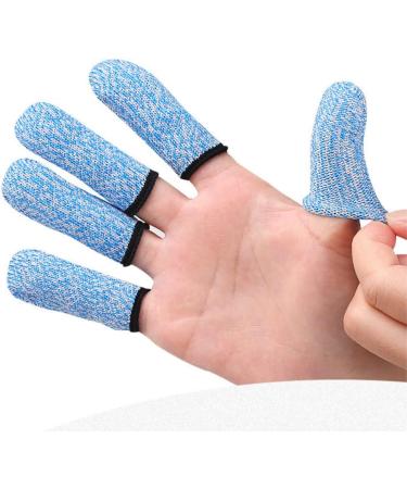 Operitacx 6 Pair Cut Resistant Finger Cots - Kitchen Cutting & Protective Sleeves for Safe Food Prep - Buy Online on GoSupps.com