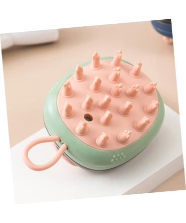 FRCOLOR Scalp Brush Food Grade Waterproof Shampoo Scrubber For Deep Cleansing Lightweight Easy To Hold For Home Use Pampering - Buy Online on GoSupps.com