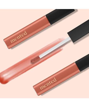 Mented Cosmetics Lip Gloss Bundle - Vegan, Paraben-Free, Cruelty-Free Gloss Toppers | Long-Lasting, Moisturizing Lipgloss Set in Send Nudes & Coralition - Buy Online on GoSupps.com