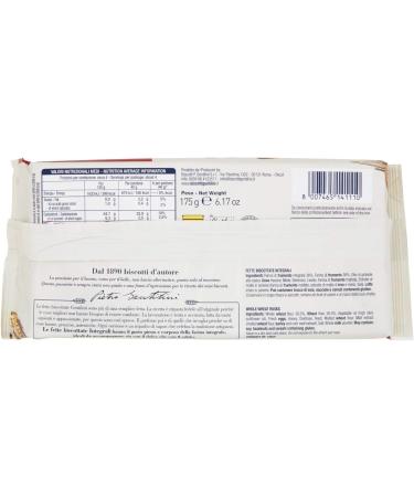 Gentilini Pack of 6 packs of 175 g of 175 g of fat for rusks and pastries rich in fiber 100% Italian product + Italian gourmet polpa 400 g - Buy Online on GoSupps.com