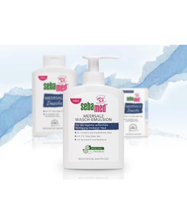  SEBAMED SEBAMED Sea Salt Wash Emulsion 200 ml for particularly gentle cleansing of dry and sensitive skin prevents dehydration with minerals from Dead Sea salt - Buy Online on GoSupps.com