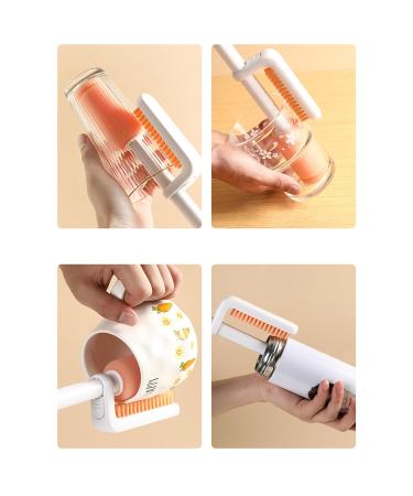 Telescopic Bottle Brush - Long Handle Cleaning Brush for Baby Bottles Cups & Travel Mugs - Buy Online on GoSupps.com