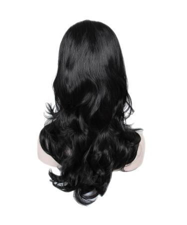 Linfairy Long Wavy Black Wig - Big Bouffant Beehive Style for Women | Perfect for 50s & 80s Costumes - Buy Online on GoSupps.com