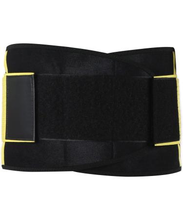 Weikeya Waist Trimmer Belt | Back Support & Posture Correction | Yellow Velcro Fastener - International Shipping Available - Buy Online on GoSupps.com